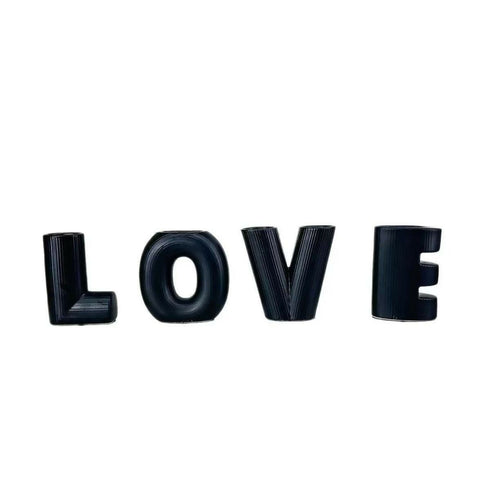 Love Shape Ceramic Flower Vase